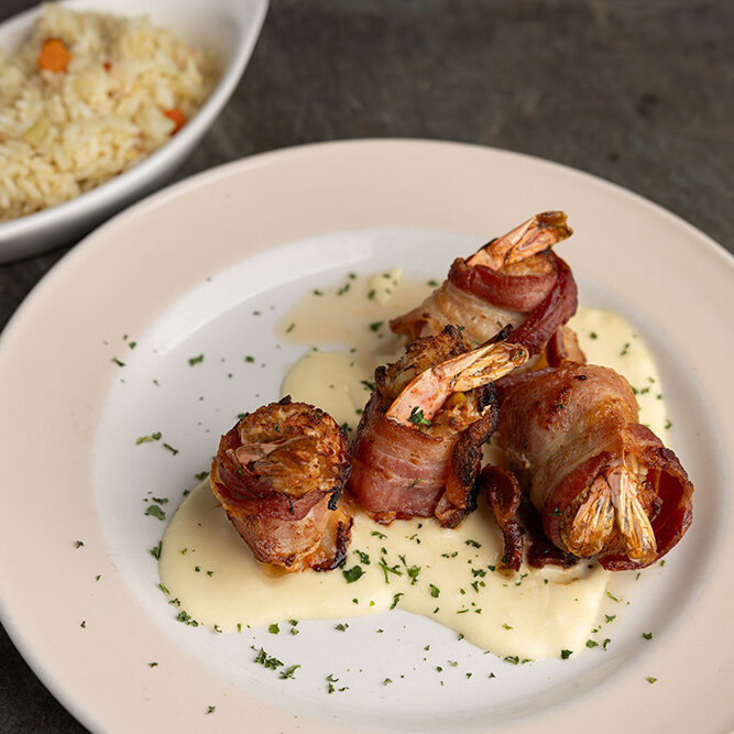 Crab Stuffed Shrimp with Bacon