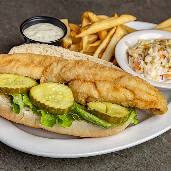Fried Haddock Sandwich